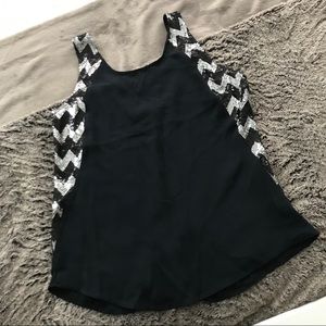 💥2/$10💥 Sequin Strap Sleeveless Blouse (2b)